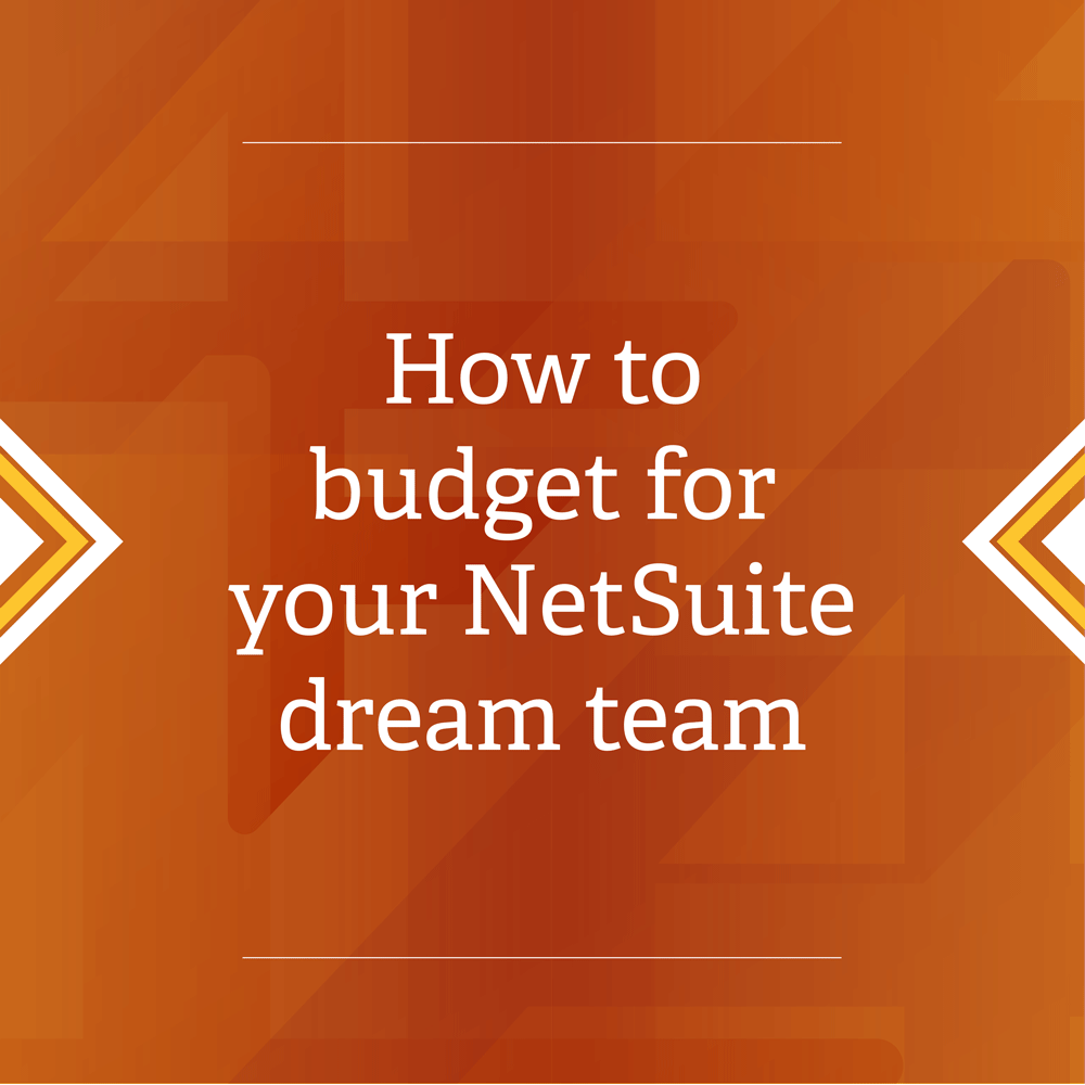 How to budget for your NetSuite dream team - Anderson Frank