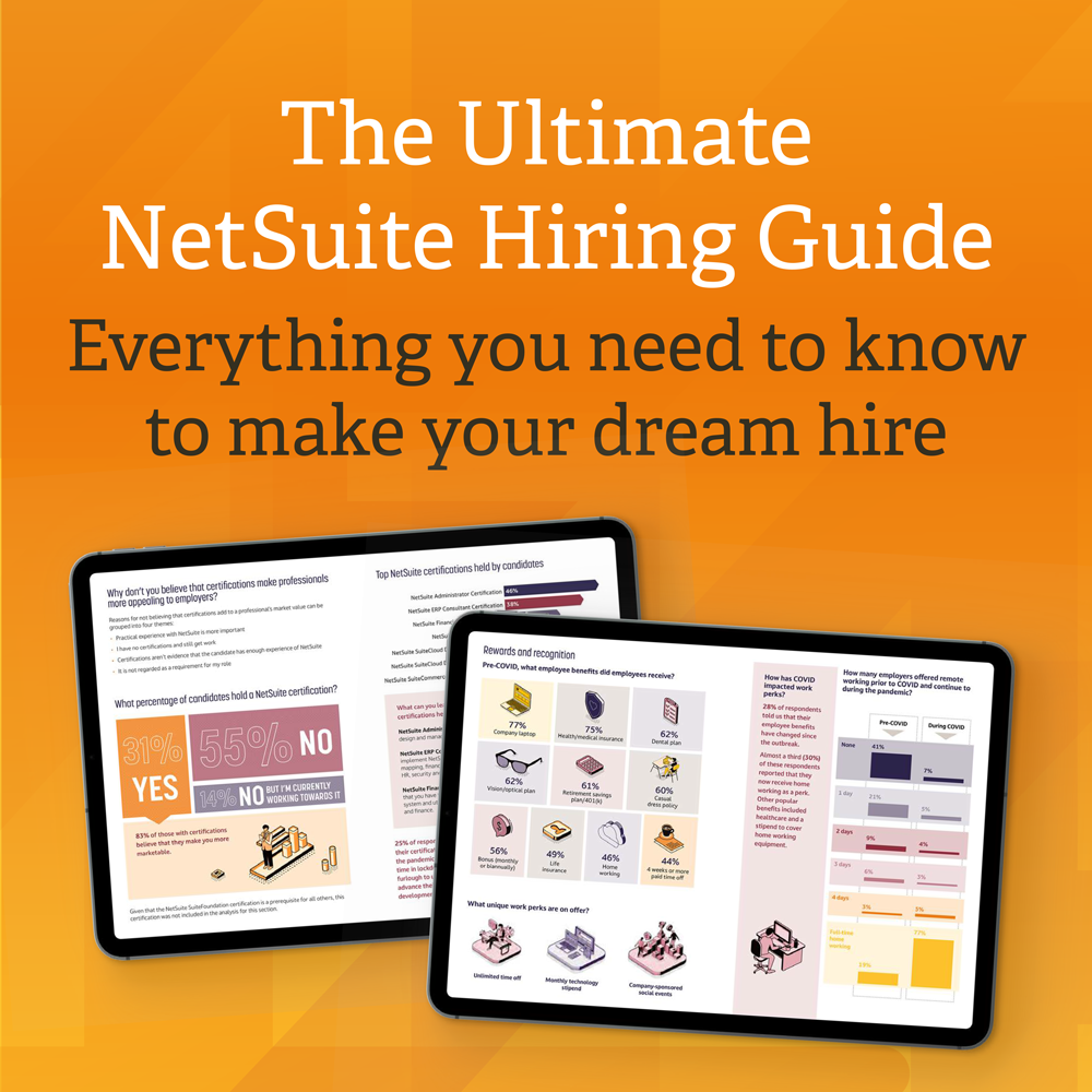 The Ultimate NetSuite Hiring Guide – everything you need to know to make your dream hire - Anderson Frank